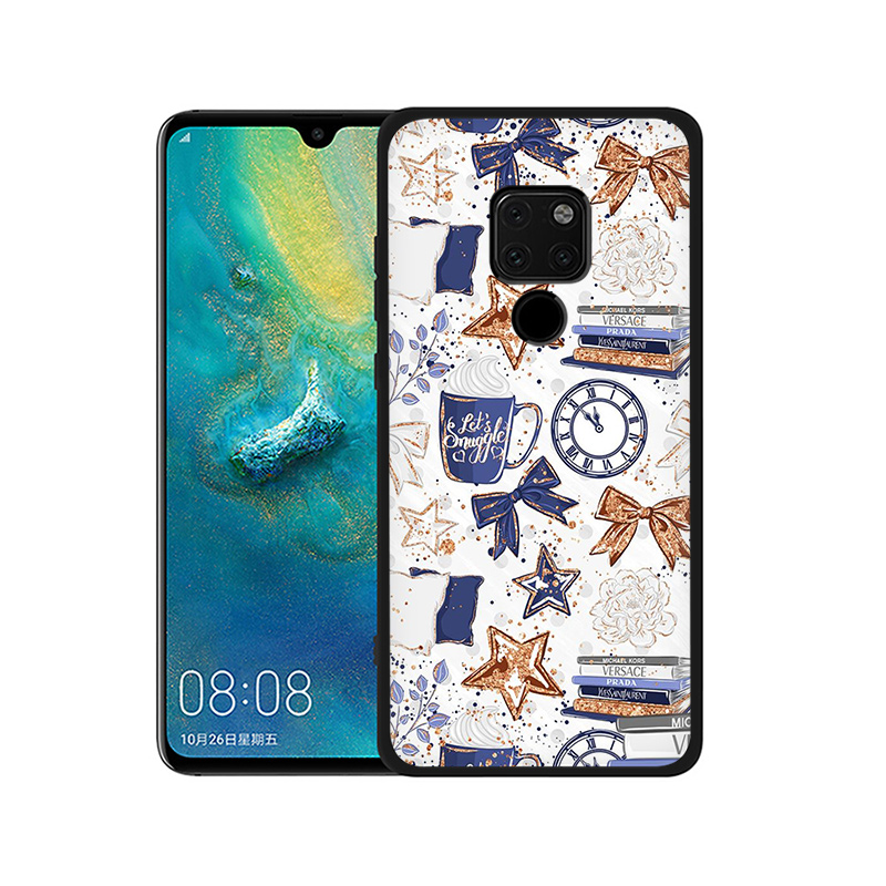 Ốp Lưng Mềm In Chữ Số La Mã Cho Huawei P10 P20 P30 P40 Lite Pro Max P Smart Z Plus 2018 2019