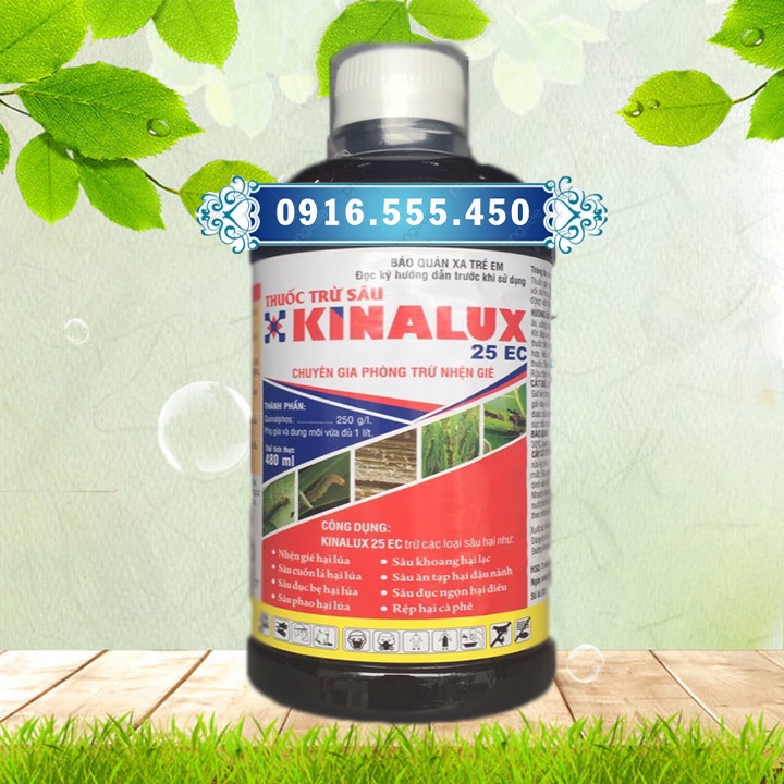KINALUX 25EC PHÒNG TRỪ SÂU, NHỆN CHO CÂY