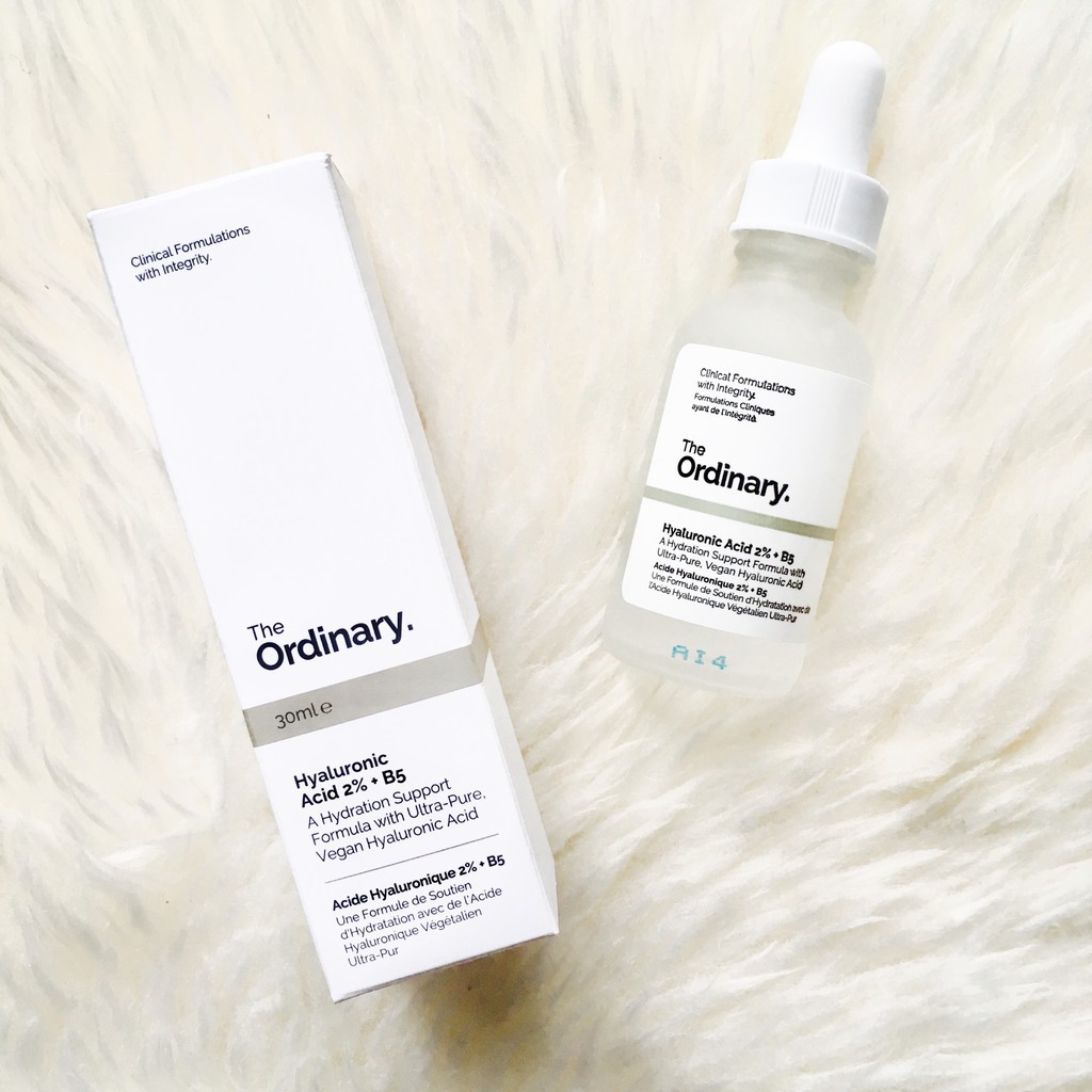 Serum cấp nước và phục hồi da The Ordinary Hyaluronic Acid 2% + B5 | Shopee Việt Nam