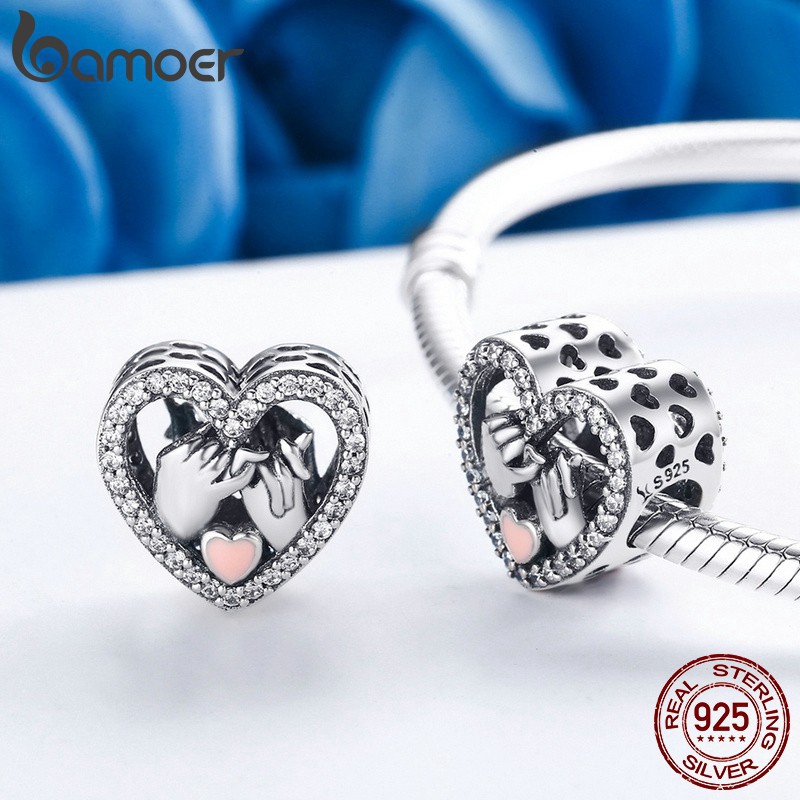 Hạt Charm Bamoer Chất Liệu Bạc 925 Dùng Để Làm Đồ Trang Sức Thủ Công