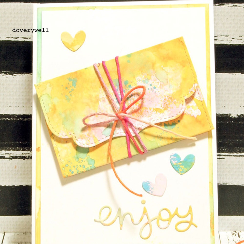 Khuôn Cắt Giấy Kim Loại Hình Phong Thư Xinh Xắn