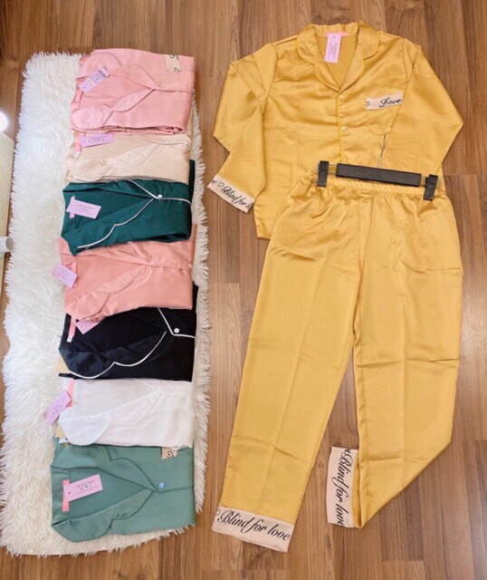 [MẪU MỚI HOT] Đồ Ngủ Nữ 💖 Bộ Pijama Lụa Tay Ngắn Dễ Thương 💖 Hãng có sẵn SLL | BigBuy360 - bigbuy360.vn