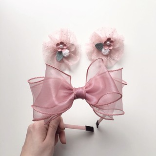 Set bờm cột tóc cho bé gái BABY LOVE - NHIỀU MÀU