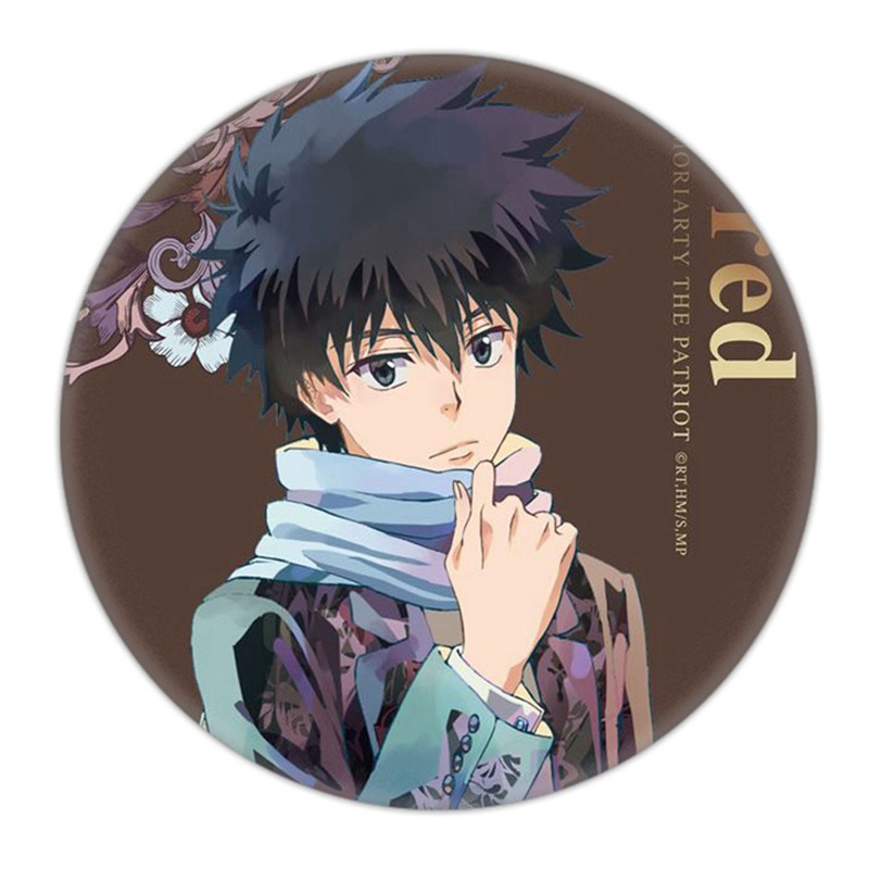 Huy hiệu cài áo 58mm hình anime moriarty the patriot