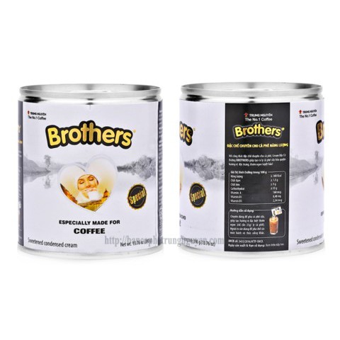 Cream đặc có đường Brothers 390g F&N