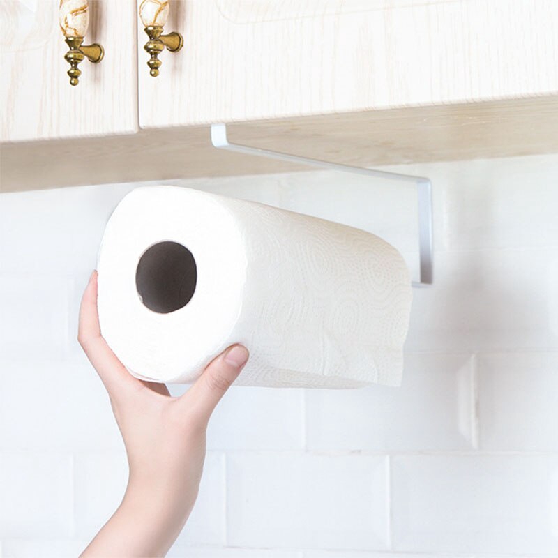 Giá Treo Khăn Giấy Cuộn Bằng Nhựa Tiện Dụng Cho Nhà Bếp