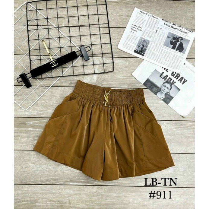 Quần sóc bom da nhung mềm túi ngang đẹp tuyệt