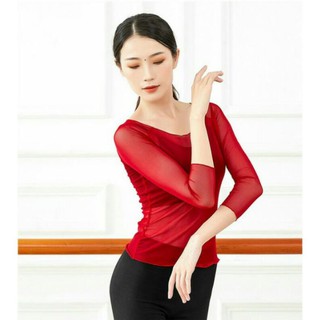 OD - Áo lưới body múa cổ trang Trung Quốc <A62> - Đồ Múa Bảo Châu