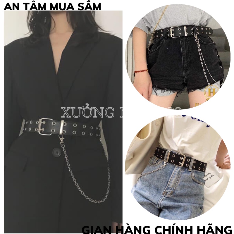 Thắt lưng nữ dây da PU mềm kiểu dáng Hàn Quốc dây nịt đục lỗ tình yêu cực đẹp, nhiều màu dể dàng phối đồ XƯỞNG MAY TC2