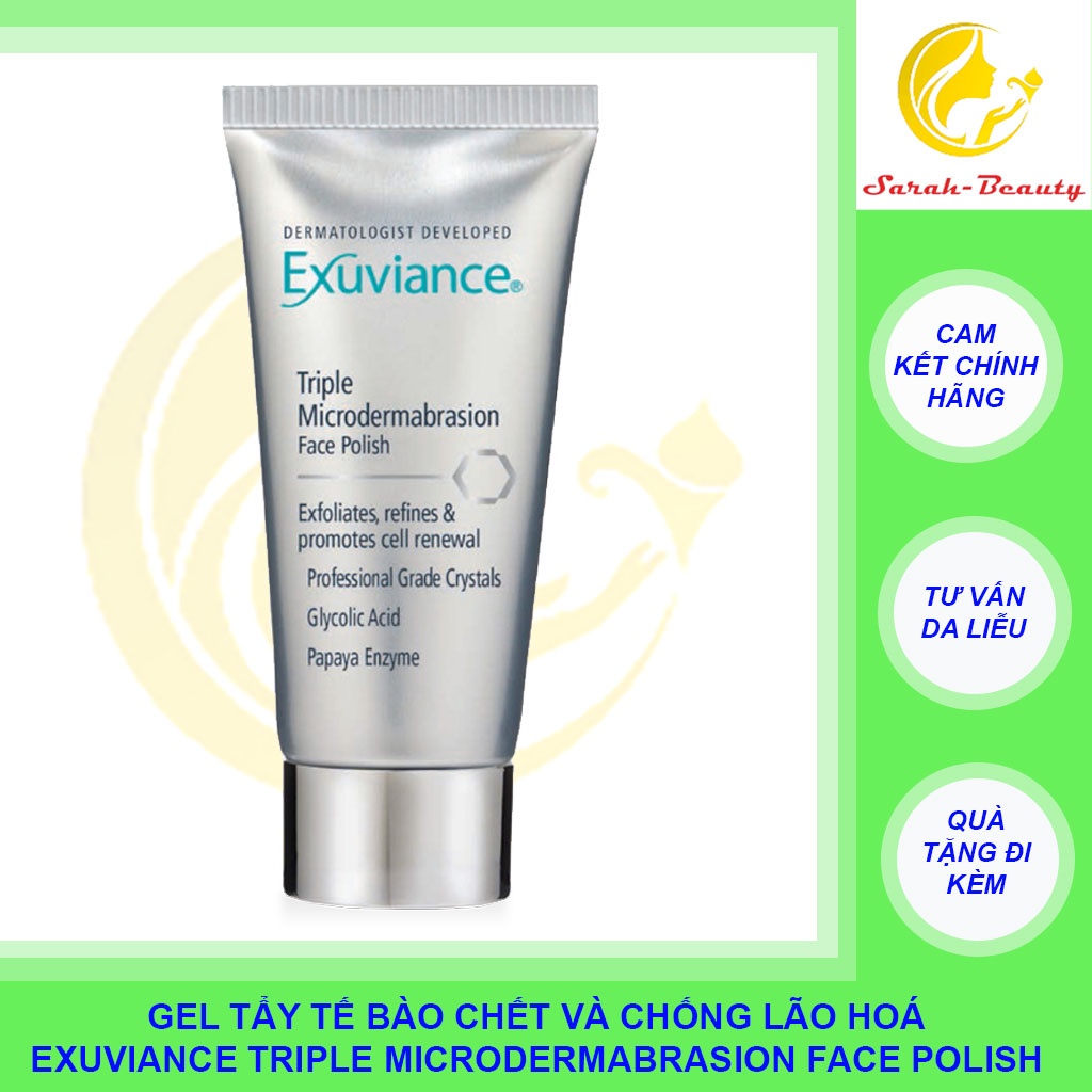 [Chính Hãng] Gel tẩy tế bào chết và chống lão hóa Exuviance Triple Microdermabrasion Face Polish 75g