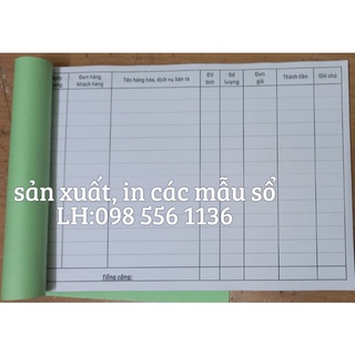Sổ bán hàng A5