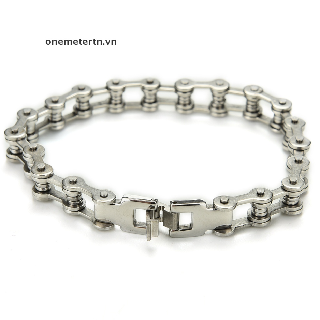 Vòng Đeo Tay Bằng Thép Không Gỉ 8.5 &quot;Phong Cách Punk Dành Cho Nam