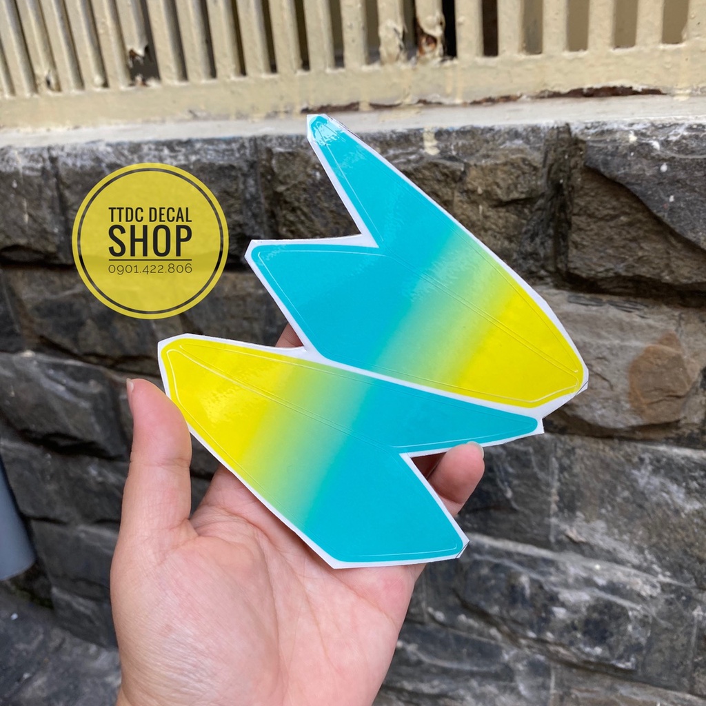 Tem Dán Đèn Xi Nhan Raider Satria