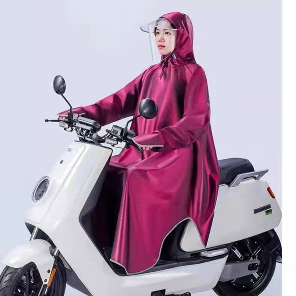 ÁO MƯA NGƯỜI LỚN BÍT KÍN NGƯỜI VẢI DÙ DÀY DẶN CHỐNG THẤM NƯỚC CHỐNG BÁM BẨN CỰC TỐT