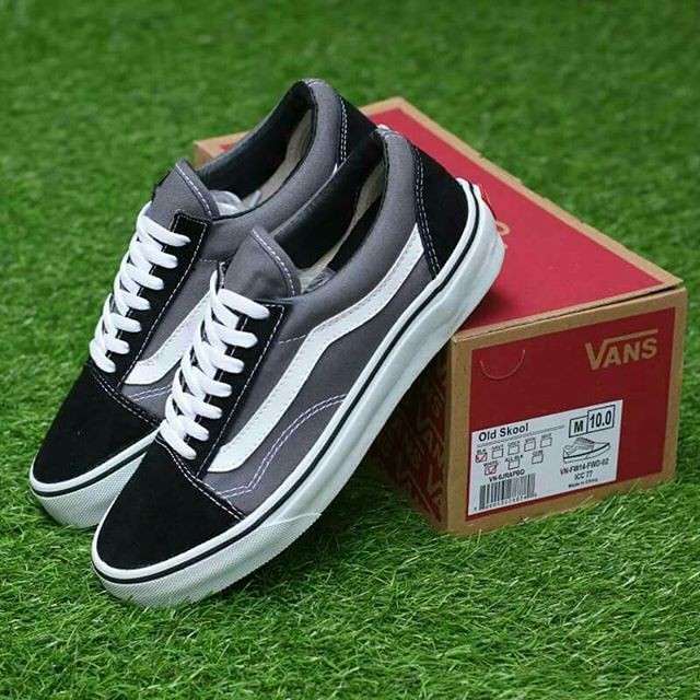 Giày Vans Old Skool xám đen