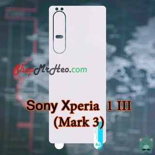 Dán Dẻo PPF Full Mặt Sau Lưng Sony Xperia 1 - Sony 1 II - Sony 1 III (Trong và Nhám)