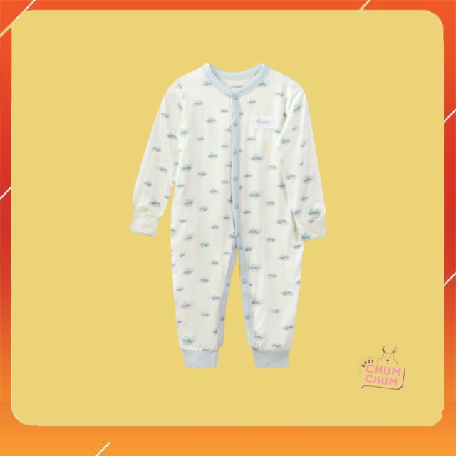 Body Cotton Dài Cho Bé Cúc Giữa Summer Xanh Da Trời Chaang  Babychumchum