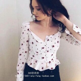 Áo peplum croptop