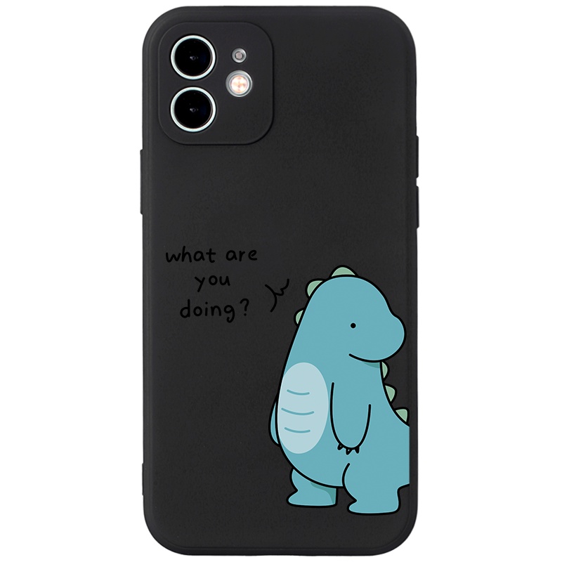 Ốp lưng GUMAN mềm chống sốc cặp đôi dễ thương đẹp cho iPhone 13 12 11 Pro Max SE 20 X XR XS ip 8 7 6S 6 Plus kute B188