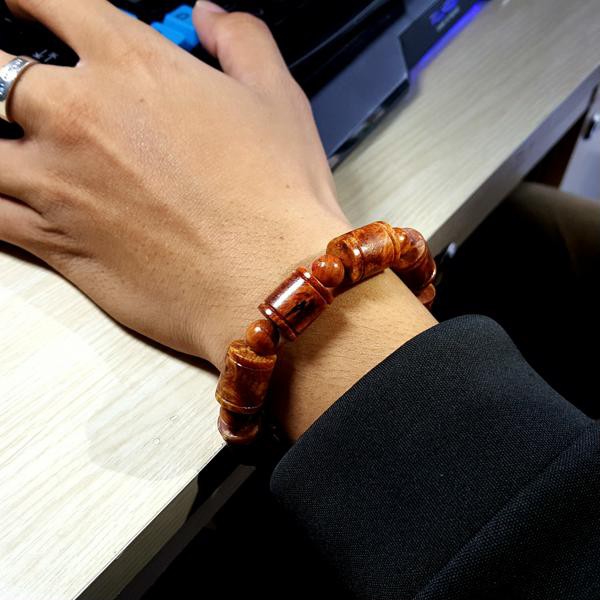 Vòng tay nu huyết long đốt trúc