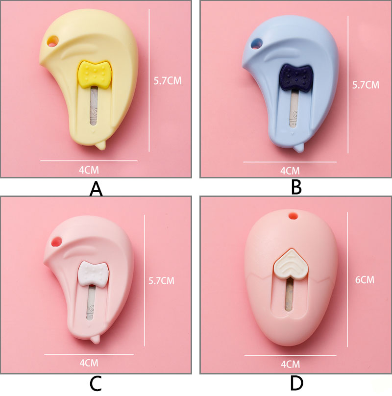 Dao Mini Hình Quả Trứng Kiểu Hoạt Hình Sáng Tạo
