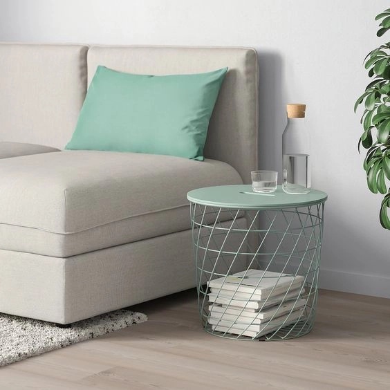 BÀN TRỮ ĐỒ ĐA NĂNG KVISTBRO IKEA - XANH 44 cm