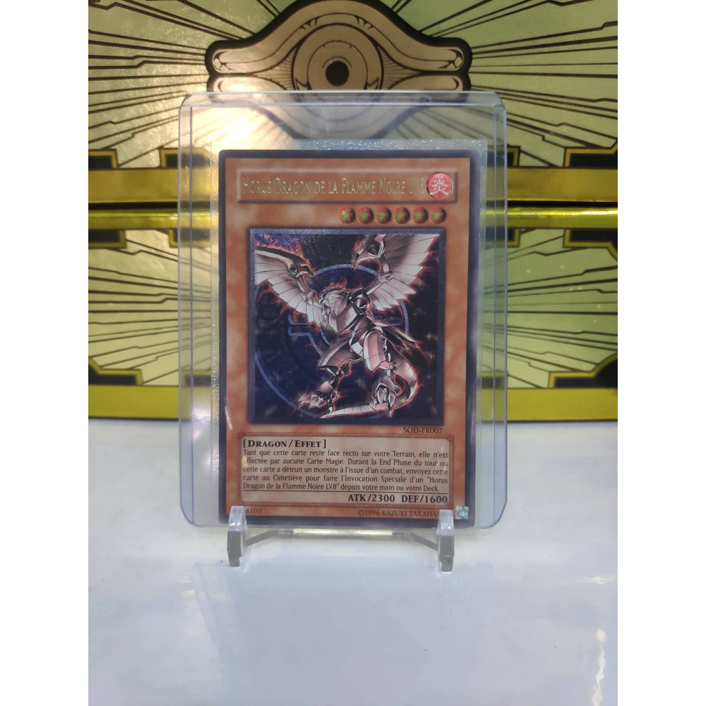 Dưa Hấu Yugioh ] Lá bài thẻ bài Horus the Black Flame Dragon LV6