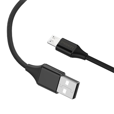 Cáp Pisen Micro USB Braided cao cấp 1.2m – Hàng chính hãng bảo hành 18 tháng