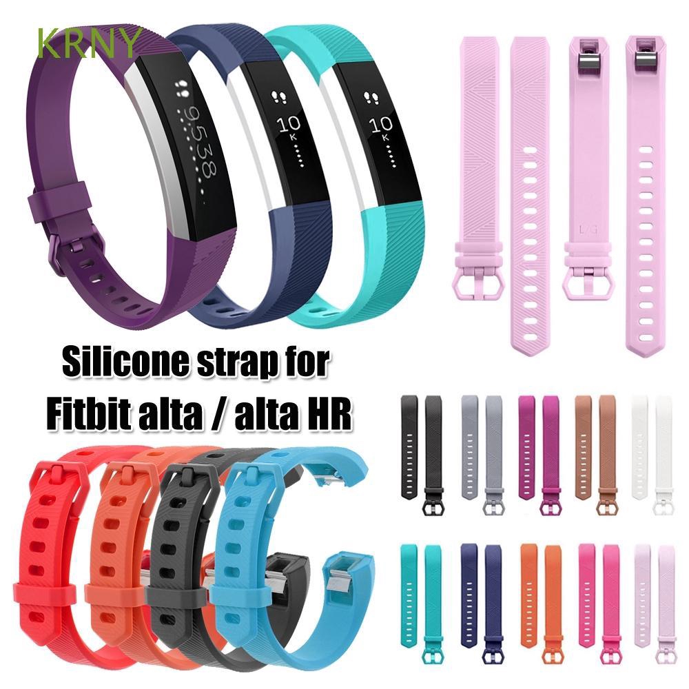 Dây Đeo Thay Thế Chất Liệu Silicon Thiết Kế Nhiều Lỗ Thời Trang Cho Fitbit Alta/Fitbit Alta Hr