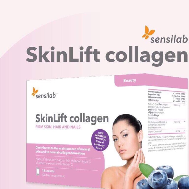 [ Kèm Quà Tặng ] SkinLift Collagen - Hỗ trợ làm đẹp da , chống não hoá ( Nhập khẩu Châu Âu)