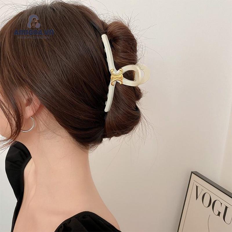 ✨✨Kẹp Tóc Chữ C Đơn Giản Thời Trang Phong Cách Hàn Quốc kẹp tóc càng cua kẹp tóc hàn quốc