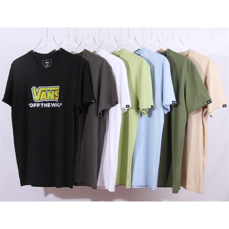 Áo Thun Cotton Tay Ngắn Cổ Tròn In Chữ FILA Thời Trang Nam Nữ