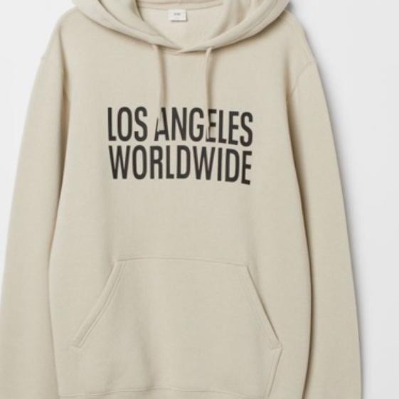 Áo Hoodie Hnm H & M Los Angeles Worldwide Chest 222