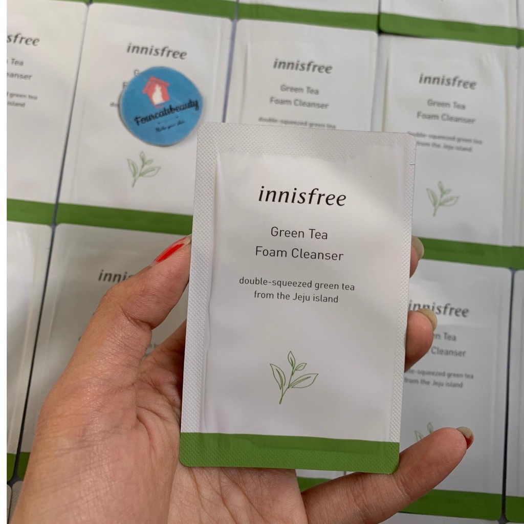 Sữa rửa mặt Sample Innisfree Green Tea Cleansing Foam