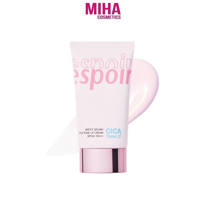 Kem Chống Nắng Nâng Tông eSpoir Water Splash Cica Tone Up Cream SPF50+ PA++++ 60ml Hàn Quốc