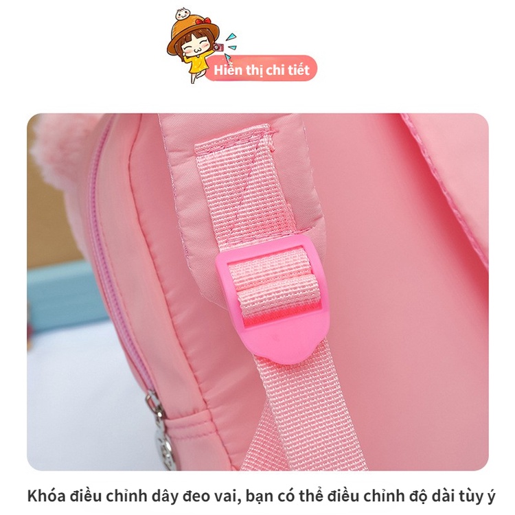Balo YAZHOULONG búp bê công chúa hoạt hình dễ thương dành cho bé gái mẫu giáo
