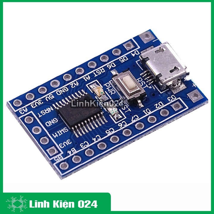 Kit phát triển STM8S103F3P6 hỗ trợ giao tiếp UART/SPI/I2C