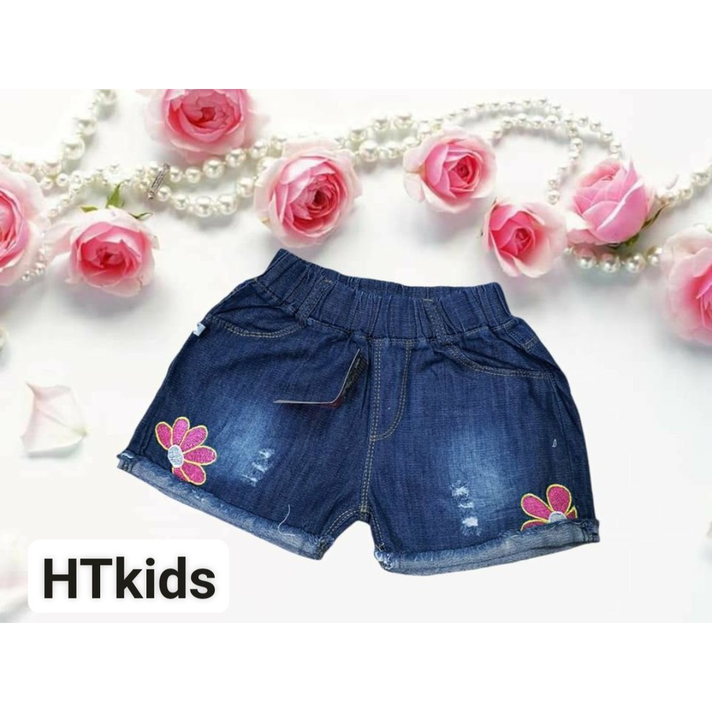 Quần Sooc Jean Bé Gái size 9-16kg - Giá sỉ