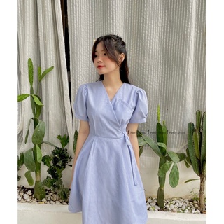 ĐẦM CHÉO NGỰC THẮT HÔNG CÓ TÚI