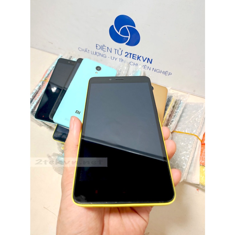 Điện thoại cảm ứng Redmi xiaomi Note 2 bộ nhớ 16gb-Chơi game liên quân,freefire,..-Bảo hành 12 tháng