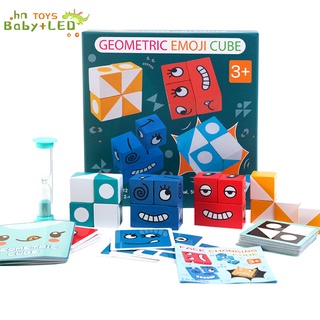 Geometric Cube Face-changing Puzzle Building Cubes Puzzle Building Interaction Toy Matching Game