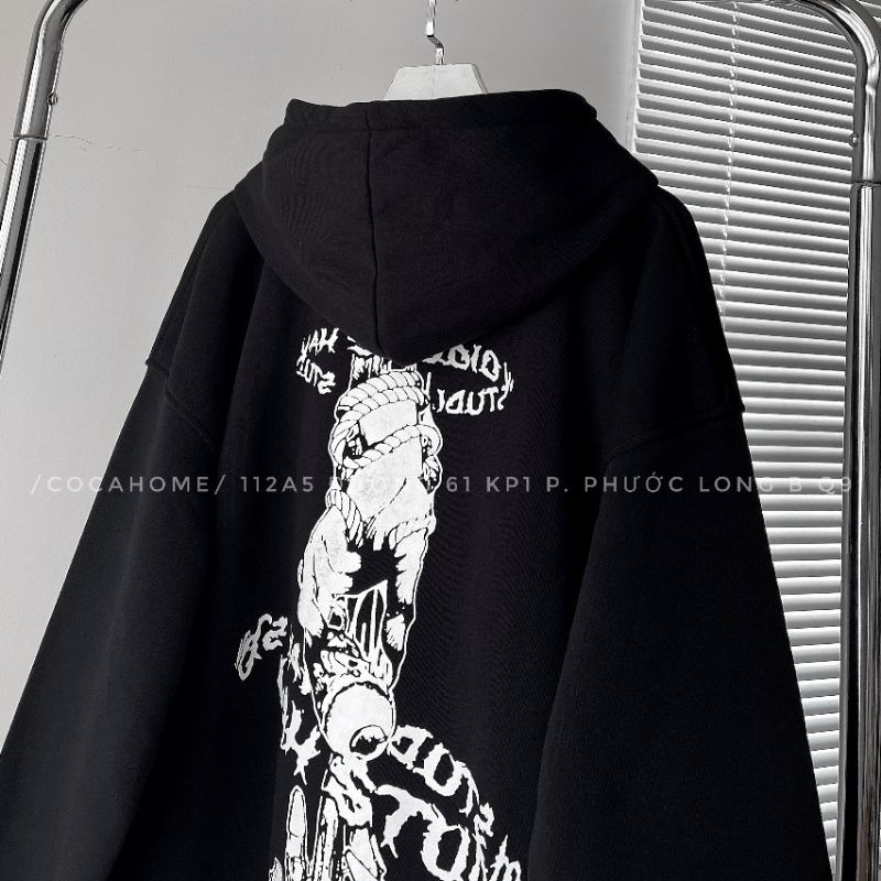 ÁO HOODIE DEVIL ẢNH THẬT UNISEX