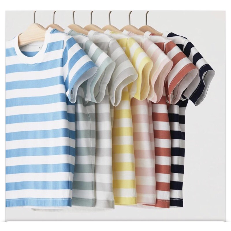 Áo phông Kẻ Muji Nhật bản