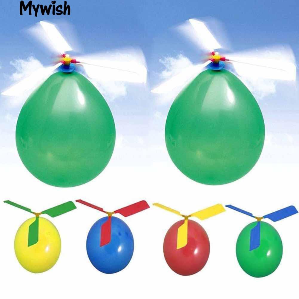 👶🏼Outdoor Child Balloon Copter Plane Helicopter Flying Aircraft DIY Game Toy