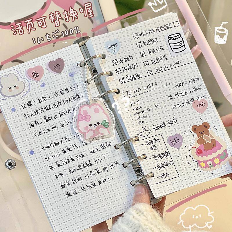 ⭐ iLado ⭐  sổ tay tài khoản tay sáng tạo dễ thương vở kẻ ngang notebook sổ ghi chép sổ tay ghi chép vở lò xo kẻ ngang sổ lò xo kẻ ngang marker học văn phòng phẩm sổ ghi chú sticker sổ ghi chú mini tập vở