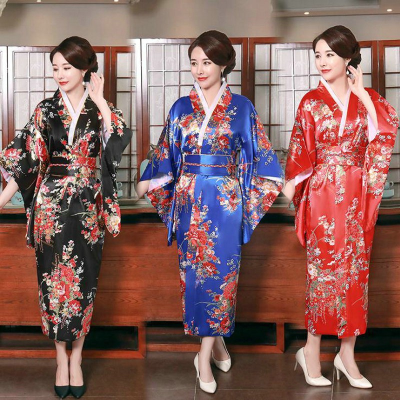 Kimono yukata nữ hè thu, hàng về sau 10 ngày. S21