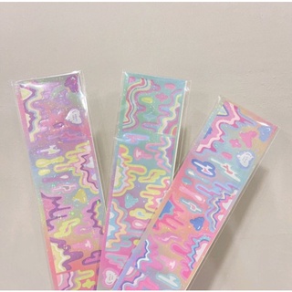 🦄 Miếng dán sitcker hologram chảy 🦄