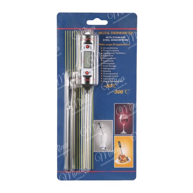 Nhiệt Kế Chất Lỏng có thanh cài