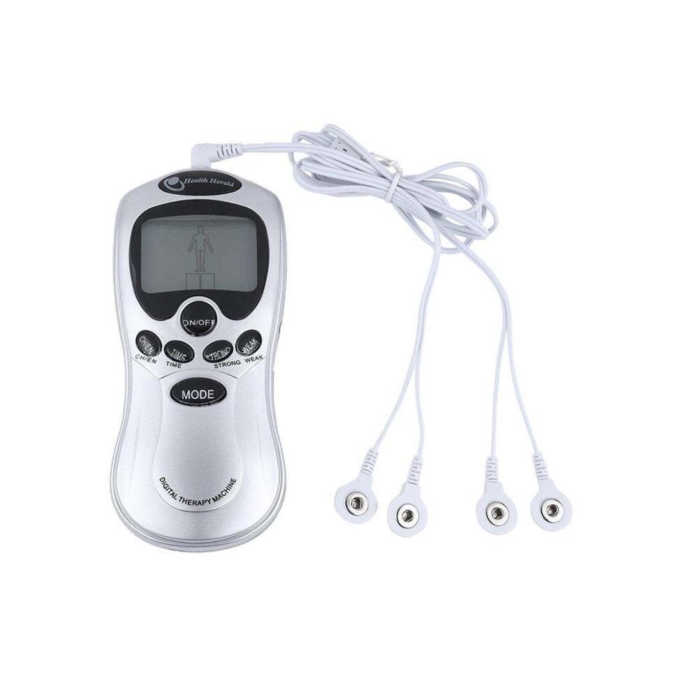 Máy massage xung điện Digital Therapy Machine SYK-208 4 miếng dán vật lý trị liệu mát xa châm cứu bấm huyệt cầm tay