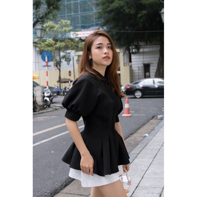 Daiya Blouse / Áo tay bồng xếp ly | BigBuy360 - bigbuy360.vn
